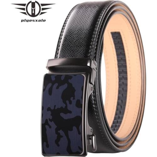 Black Men Belt 2021 Belts For Men Male Strap Quality Genuine Leather Belt Men Automatic Buckle Cummerbunds Cinturon Hombre B406