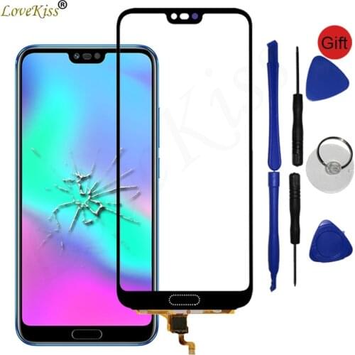 Touchscreen Front Panel For Huawei Honor 10 Honor10 Touch Screen Sensor LCD Display Digitizer Outer Glass Cover Repair Parts