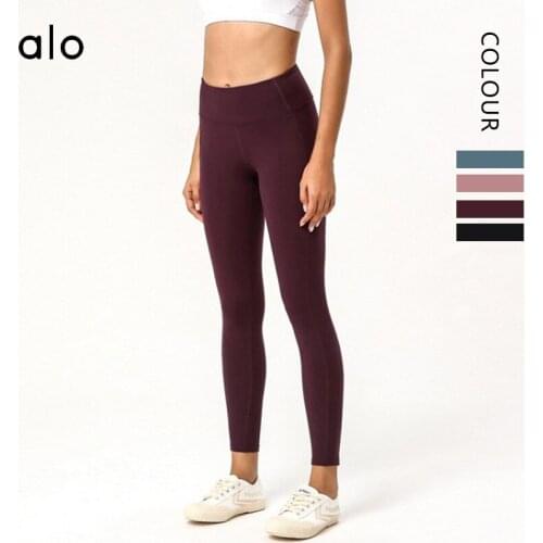 Yoga Pants Naked Sense Leggings Pockets High Strength High-waisted Push-up Women Pant /50