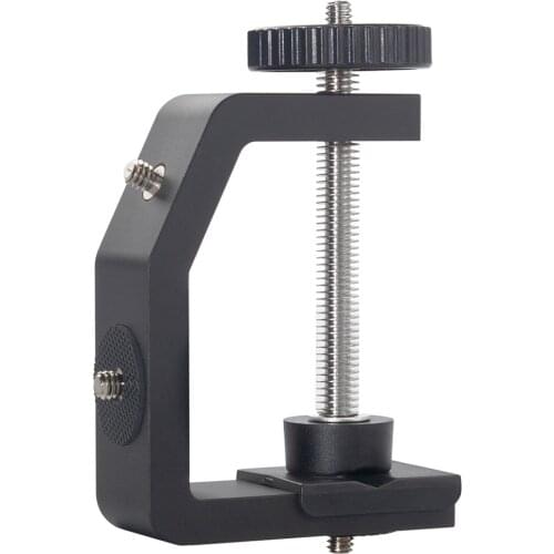 Universal C-Clamp Multifunctional Aluminum Alloy C Clamp Mount with 1/4 Inch Screw for Camera Microphone Video Light
