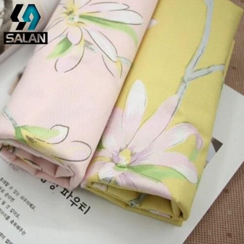 Japanese printing cotton fabrics handmade cloth dresses bed linen twill cotton cloth wholesale