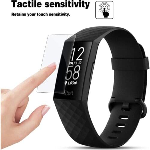1PC Smart watch accessories Full Cover Ultra-thin HD Screen Protector Film For Fitbit Charge 4 Smart watch film