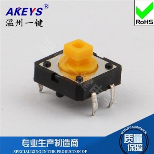 10pcs TS-G005 High-quality copper feet 12*12*7.3 square head dust cap Key switch waterproof cap
