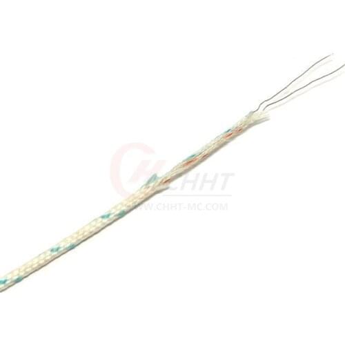 2*0.1mm Type K Fiberglass Insulated Thermocouple Wire High Temperature Measuring Line With High Quality