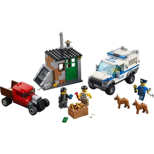 250pcs 10419 City Police Series Police Dog Commando 60048 Children Assembled Building Blocks Boy Toy Gifts