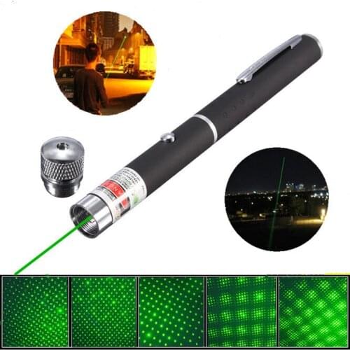 532nm Powerful All Star Green Laser Pointer Pen With Starry Head Match Adjustable With Clouds Sparkling Stars Lantern