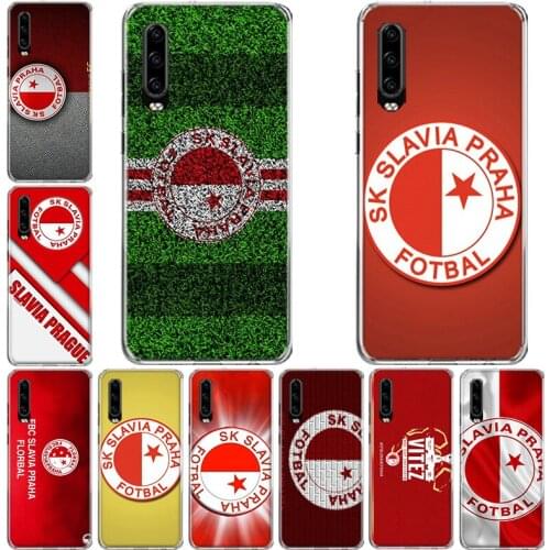 Sk Slavia Praha Czech Republic Phone Case For Huawei P10 P20 P30 P40 Mate 30 20 10 Lite Pro P Smart Z Plus 2019 2018 Cover Coque