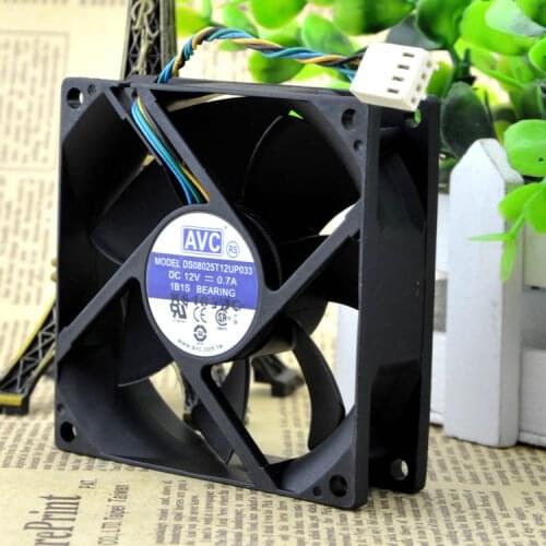 FOR Avc 802512v 0.7a8cm 4-wire violence computer chassis fan DS08025T12UP033