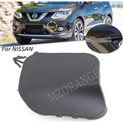 For Nissan X-Trail Rogue T32 2014-2016 622A0-4CL0A Black Tow Hook Cover Front Bumper Towing Hook Cover Cap car auto accessories