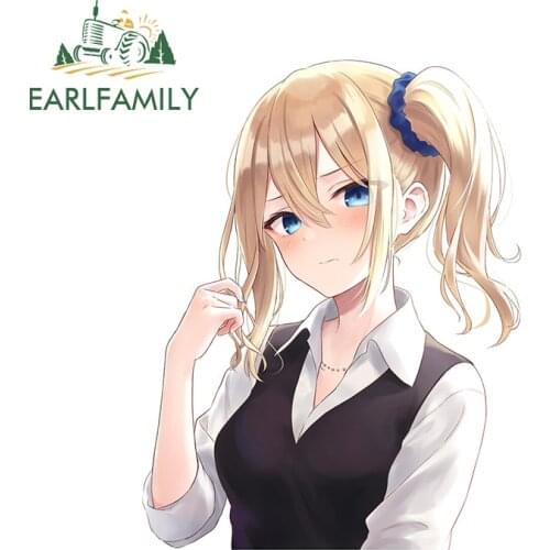 EARLFAMILY 13cm x 9.9cm for Hayasaka Love is War Creative Decal Auto Laptop Funny Car Stickers Waterproof VAN Vinyl Car Wrap