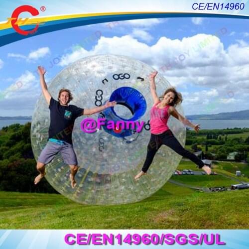 Free air shipping 2.5m big grass zorb ball / Commercial Land Zorb Ball snow Zorb Ball For Land and Water Human Hamster Zorb Ball