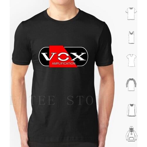 Cool Vox T Shirt Diy Big Size 100% Cotton Vox Amplifier Amplification Amp Guitar Pedal Music Sound Musician Electric Bass