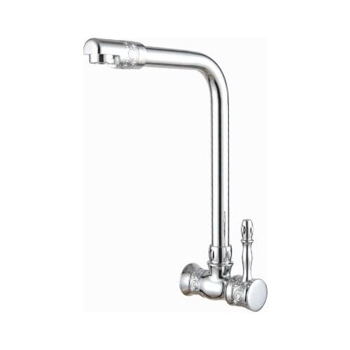 L15518 - Luxury Wall Mounted Brass Material 360 Degree Spout Cold Tap