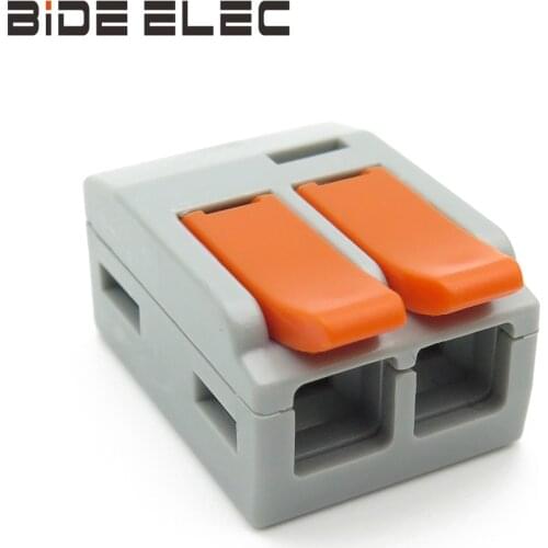 LT-612 10Pcs Gray Or Transparent Fast Installation Compact Splicing Wiring Connector Max 6mm2