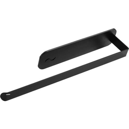Magnetic Black Paper Towel Holder-Paper Towel Holders with Magnetic Backing Under Cabinet Paper Towel Holder Wall Mount