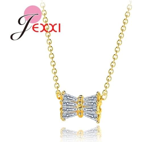 New Fashion 24k Gold Cubic Zirconia Accessories Abstract Openwork Generous Necklace Couple Anniversary Surprise Symbol