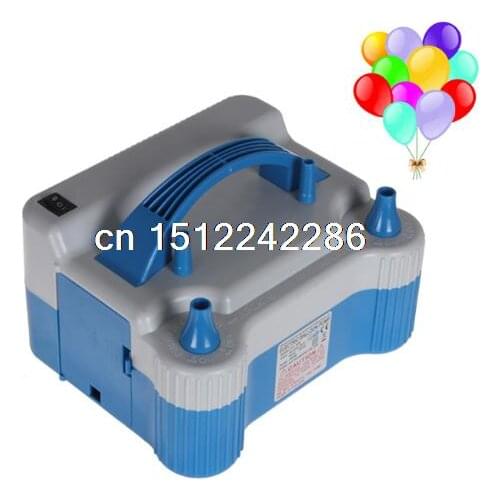 NEW White Electric 700W Household Balloon Inflator Electric Balloon Pump with Two Nozzles