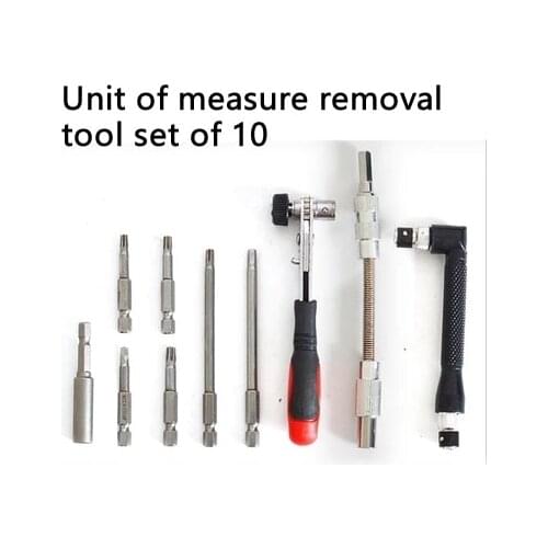 New metering unit car wrench tool BOSCHH pump metering valve tool set 10 piece / 12 piece set T0169