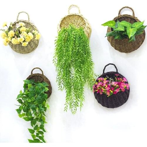 PlumHOME Wicker Vases For Home