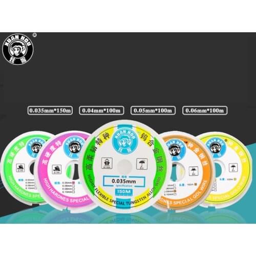 5pcs Best Selling Alloy Steel Molybdenum Separate line 0.035mm 0.04mm 0.05mm 0.06mm 0.08m Phone LCD Touch Screen Separating Wire