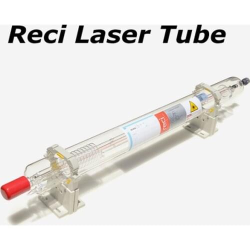 Reci 80 Wt CO2 Laser Tube For Laser Engraving Machine W1 W2 W4 W6 Optional As Spare Parts For CO2 Laser Cutting Machine