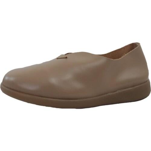 Women Genuine Leather Shoes Woman Flat Flexible Slip On Round Toe soft Retro Comfortable drive Classics shoes for women 2020