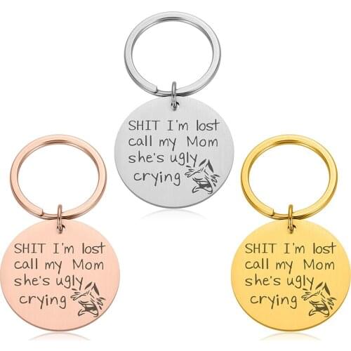 Funny Pet Dog Cat ID Tags Key Chain Gifts for Dog Lovers Pet Collar Tags for Dog Owner Personalized Dog Cat Tag New Puppy Tag