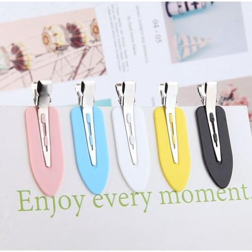 10pcs Wholesale Jewelry Bangs Clip Duckbill Clip Korean Simple And Seamless Hair Clip Jewelry Party Gift For women&girl Children