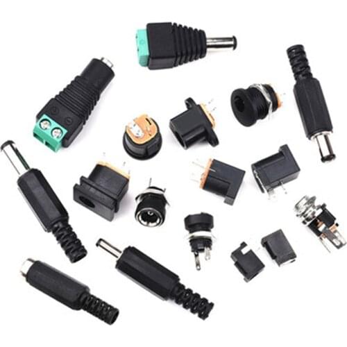 10pcs DC Power plug 5.5*2.1MM 5.5*2.5MM 3.5*1.35MM 5.5*2.1 Jack Adapter Connector Plug