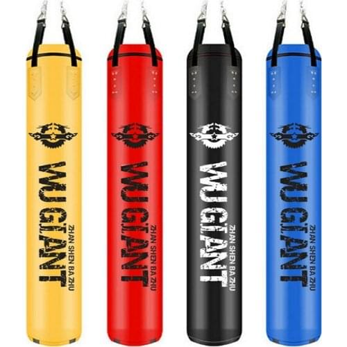 120cm Sanda Boxing Sandbag 40kg Heavy Muay Thai Punching Boxing Bag Taekwondo MMA Training Punching Bag Set Home Train Sandbag
