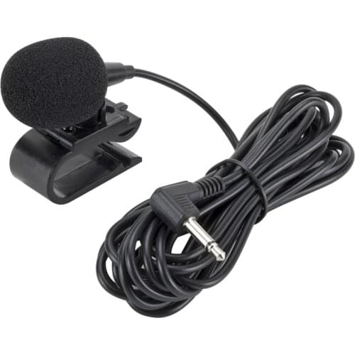 3.5Mm Bluetooth Vehicle External Mic Car Radio Stereo Microphone for GPS Player Enabled Audio DVD