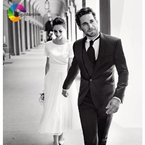 Bridegroom Black Men Suits For Wedding Suits Groomsmen Prom Slim Fit Formal Blazer Custom Tailored Tuxedo Terno Best Man 3Pieces