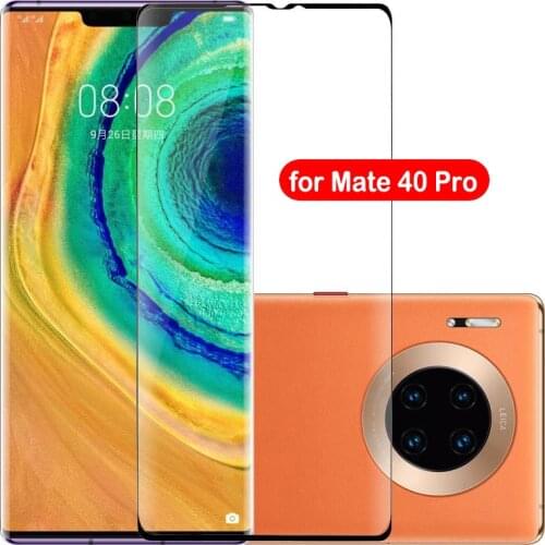 3D Glue Glass For Huawei Mate 40 Pro Tempered Glass Full Cover Protective Glass Screen Protetor for Huawei Mate 40 Lite Glass