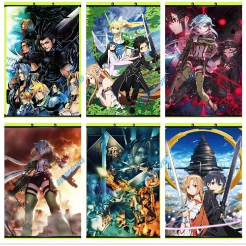 5d Diamond Painting Anime Sword Art Online Diy Diamond Embroidery Full Drill Mosaic Boy Home Decor Cross Stitch Kits