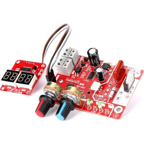 Spot Welding Machine DIY Controller Panel Time and Current Control Function with Digital Display