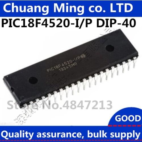 Free Shipping 5pcs/lots PIC18F4520-I/P PIC18F4520 32KB flash memory microcontroller DIP-40