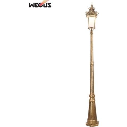 H≈2.3M) European antique courtyard landscape lights, garden scenic road lighting, villa street lights