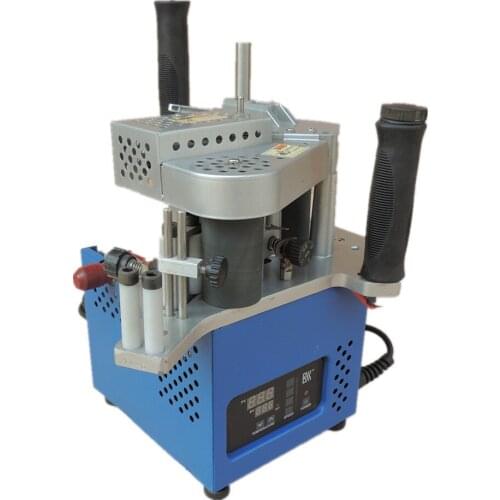 KM10 Woodworking Portable Edge Banding Machine Glue Extraction Syestem Ensuring Evenly Applied To Tapes