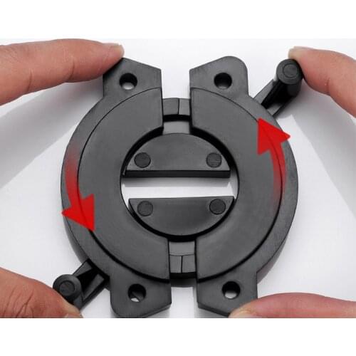 1pcs Furniture hinges Fixing Fitting ABS table Top Connector latch Bracket Conference desktop combination Fastener hardware