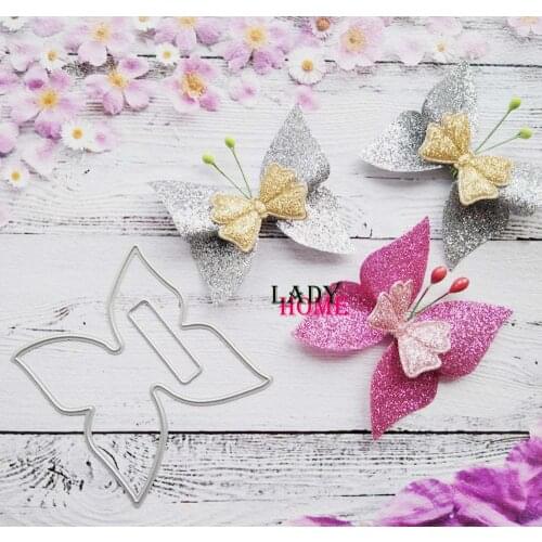 Butterfly Bow Ties Scrapbooking Dies Metal Embossed Knife Template Stencil for DIY Paper Album Photo Card Making Dies Cut Die
