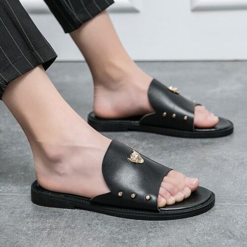 Shoes Male Fashion Hemp Slippers Casual Shoes Men Fashion Bedroom Stylish Trend Non Slip Linen Man Slipers Mens Fur Indoor For