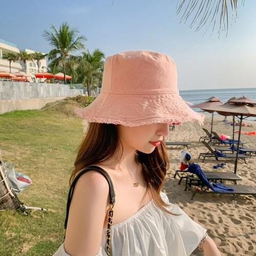 Soft MAXSITIU cap Aluminum Shape Cotton hat Fringed Four Wire basin Solid hat Wash Bucket Womens outing Seasons Water Fisherman