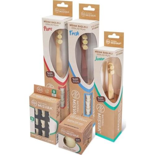 Natural Misvak Toothbrushes