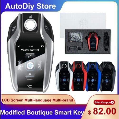 NEWEST LCD Screen Modified Universal Boutique Smart Car Key For VW/For Benz/For BMW/For Lexus/Ford Multi-lingual Korean/Spanish