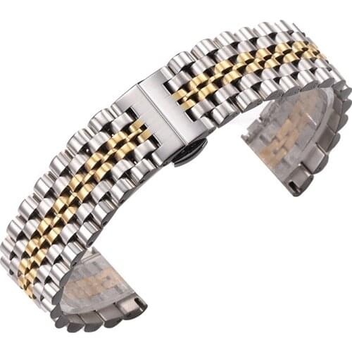 12mm14mm16mm18mm 20mm 22mm Stainless Steel Watchband for Seiko Citizen Hamilton Certina Watch Band Wrist Strap Bracelet