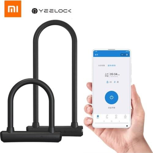 Xiaomi yeelock Intelligent U Lock sliding door Car Motorcycle Bike padlock window Password Waterproof To Phone APP Smart remote