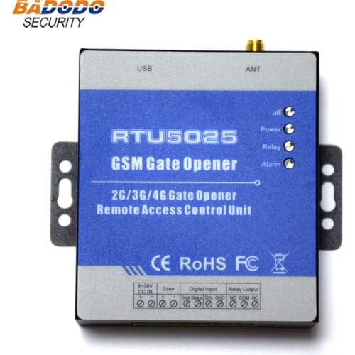 Up to 999 users 2G 3G 4G GMS Gate Opener for door and gate access remote switch on/off RTU5025 for car parking systems