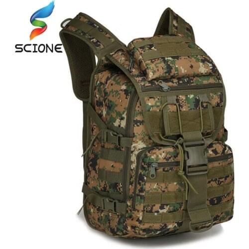 Waterproof Fishing Tackle Backpack Large Tackle Camping Hiking Trekking Sport Travel Rucksacks Bag 4 Storage Trays Box XA97Y