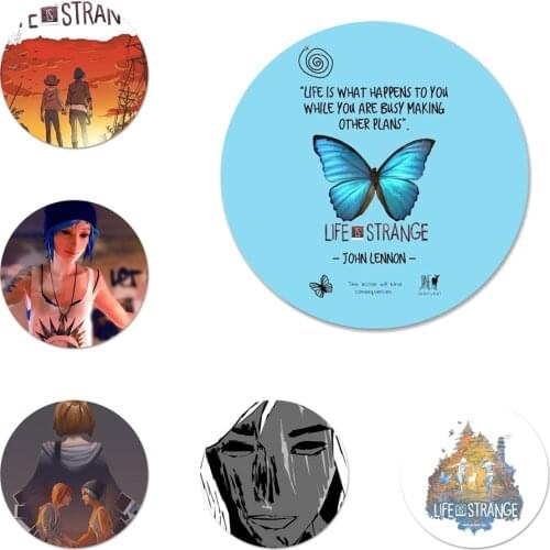 58mm Max Caulfield Life Is Strange 2 Icons Pins Badge Decoration Brooches Metal Badges For Backpack Decoration