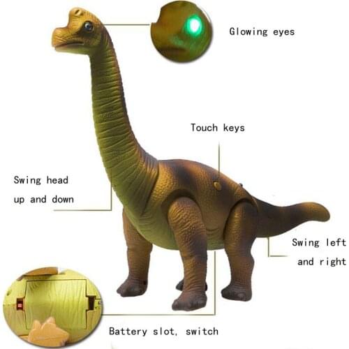 Sound emitting walking toy Electric Dinosaur Brachiosaurus Remote Control Toy Simulation Model Of The Sound Emitting Walking